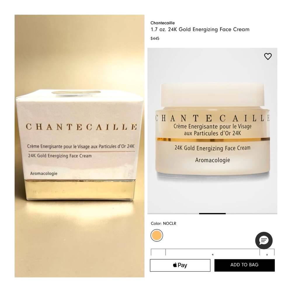 Chantecaille 24K Gold Energizing Face Cream 50ml/1.7 oz. New & Sealed! MSRP$465!